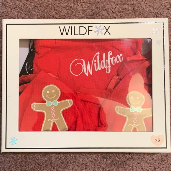 Wildfox Gingerbread Pillow Talk Thermal Set XS NIB - Picture 3 of 3